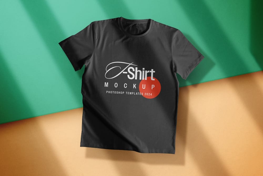 Black T-Shirt Mockup