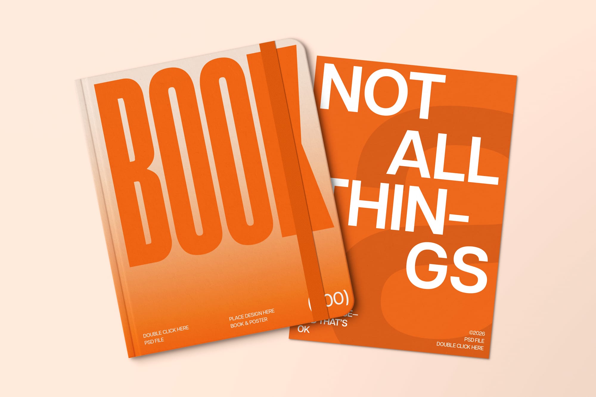 Book And Poster Mockup