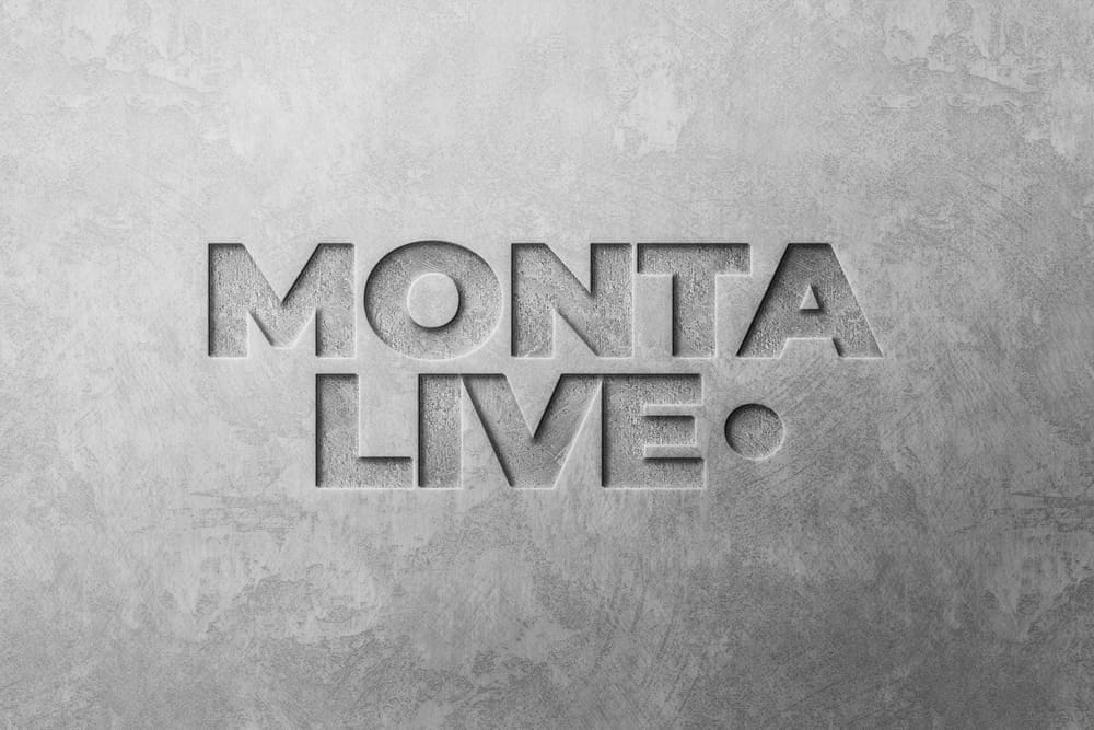 Elegant Concrete Wall Logo Mockup