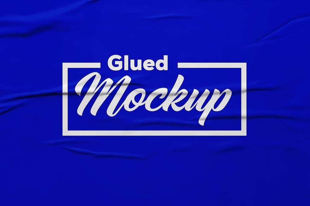Glued Texture Mockup