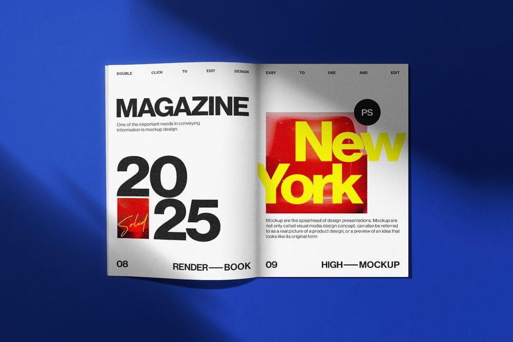 Magazine Book Mockup
