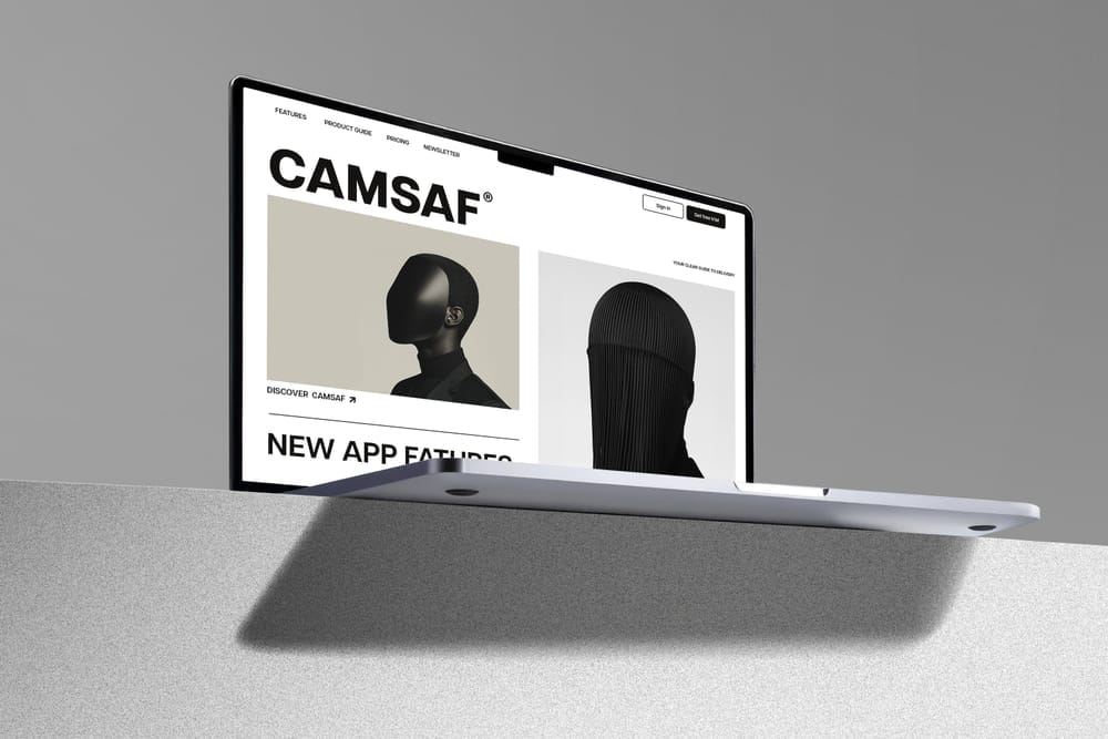 Modern Display Laptop Mockup