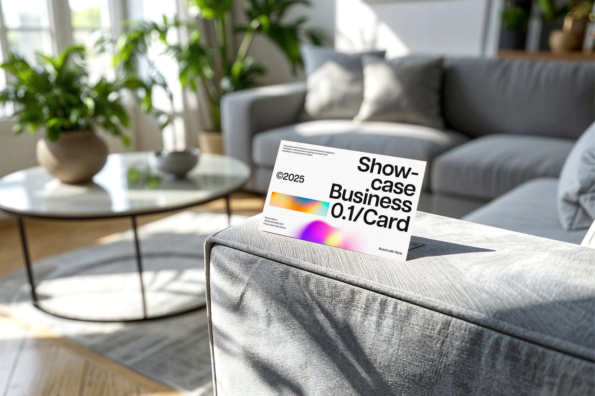 Modern Touch Business Card Mockup