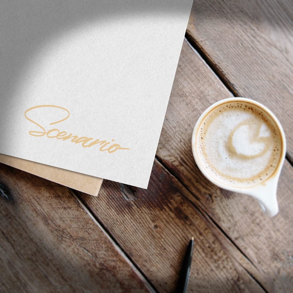 Soenario Logo Mockup