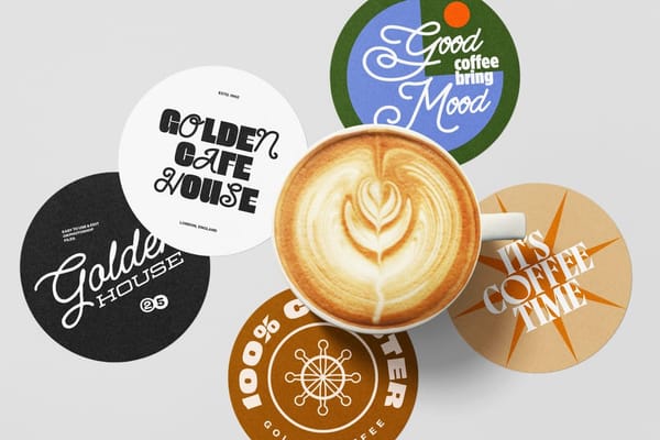 Coffee Coaster Mockup