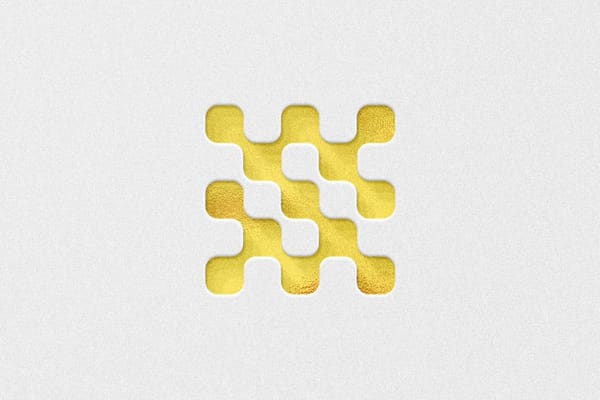 Gold Foil Logo Mockup