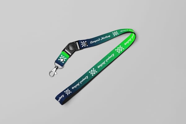 Minimal Lanyard Mockup